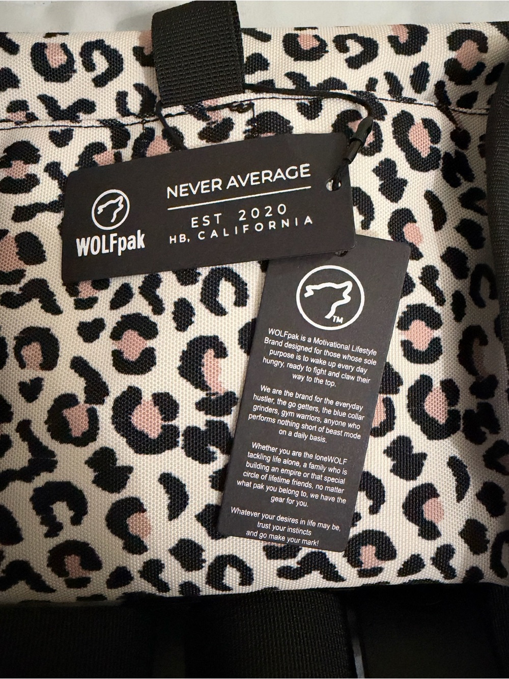 WOLFPAK Leopard Print Waist Bag - Trust Your Instincts - Picture 9 of 9